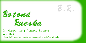 botond rucska business card